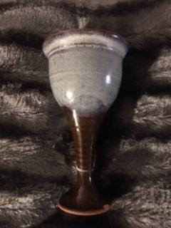 Chalice is symbolic of the Goddess' womb. Can be used to hold wine for ritual. 